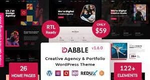 Dabble – Creative Agency & Portfolio WordPress Theme