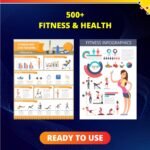 500+ Fitness and Health Infographic Post - Advanced Course for Fitness Coach - Image 2