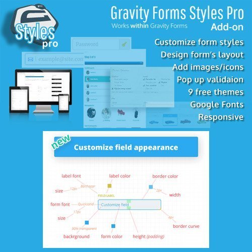 Gravity-Forms-Styles-Pro-Add-on.jpg Gravity Forms Styles Pro Add-on - Image 1