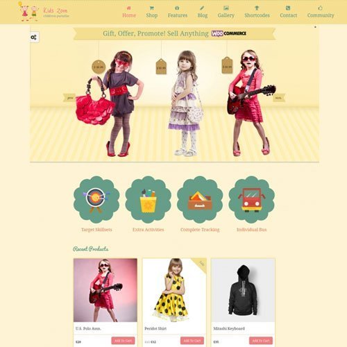 Kids Zone | Children & Kids WordPress Theme