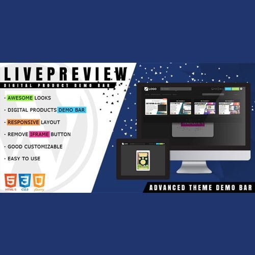 LivePreview-Theme-Demo-Bar-for-WordPress_.jpg LivePreview - Theme Demo Bar for WordPress - Image 1