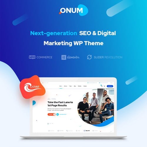Onum - SEO & Marketing Elementor WordPress Theme
