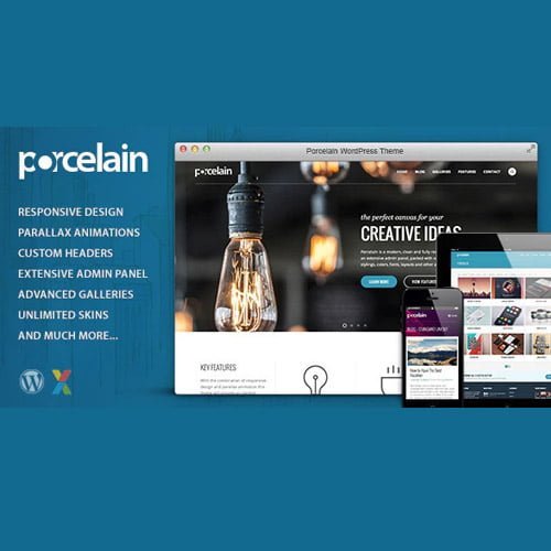 Porcelain-Responsive-Multi-Purpose-Theme.jpg Porcelain - Responsive Multi-Purpose Theme - Image 1