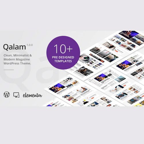 Qalam-NewsPaper-and-Magazine-WordPress-Theme.jpg Qalam - NewsPaper and Magazine WordPress Theme - Image 1