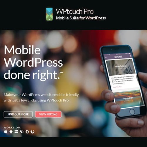 WPtouch Pro - Mobile Suite for WordPress