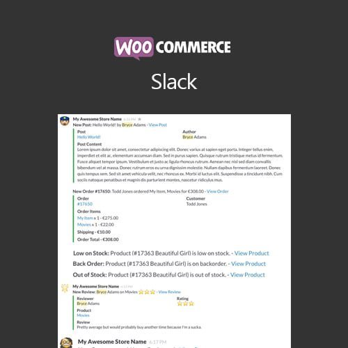 WooCommerce Slack