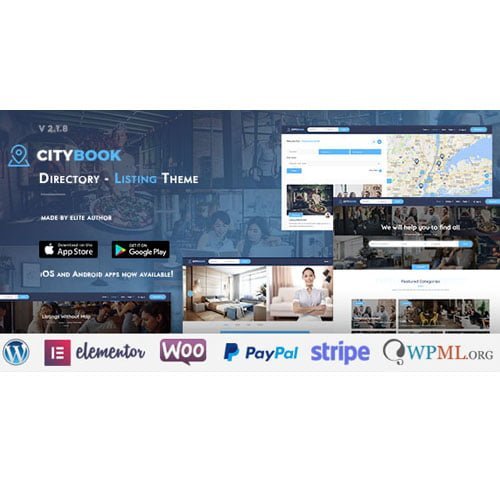 citybook.jpg CityBook - Directory & Listing WordPress Theme - Image 1