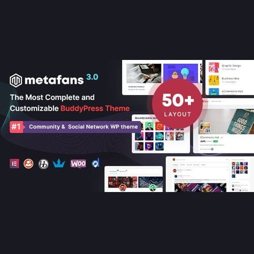 MetaFans - Community & Social Network BuddyPress Theme